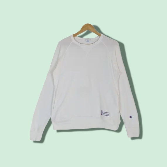 Vintage 2000'S CHAMPION Plain Crewneck Champion Jumper