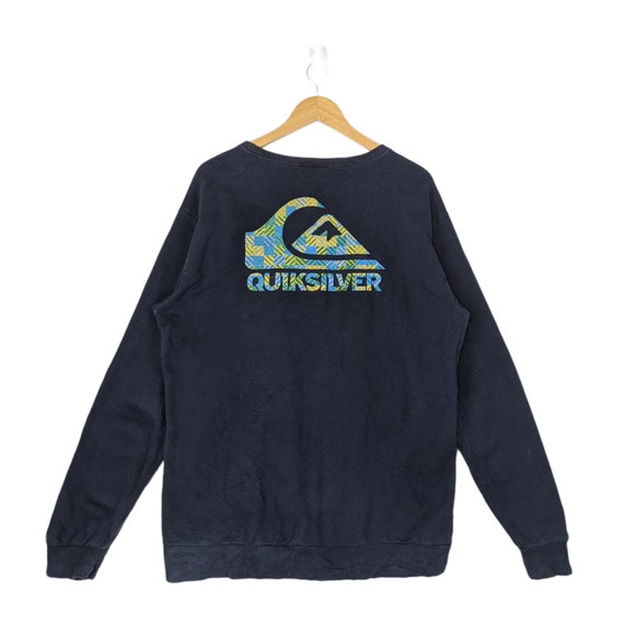 Vintage Quiksilver Sweatshirt Sweater Big Logo Medium Size Jumper..