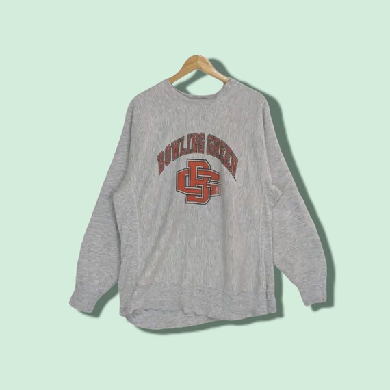 2000'S Jansport College Sweatshirt, Made in USA, Men's Size XL unclear gray type Vintage Second Hand