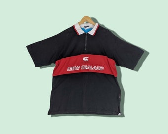 Vintage 90s Canterbury of New Zealand Rugby Jersey / New Zealand