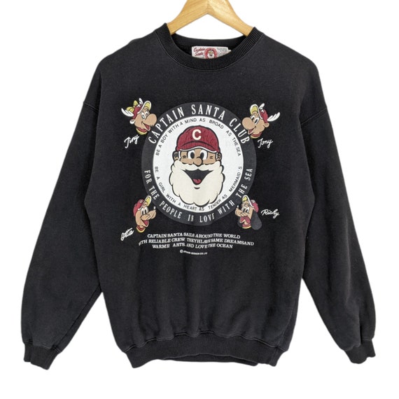 Captain santa crewneck sales