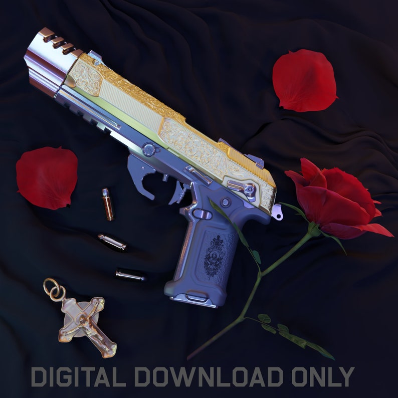 CYBERPUNK 2077 JACKIE WELLES Pistol Replica La Chingona Etsy