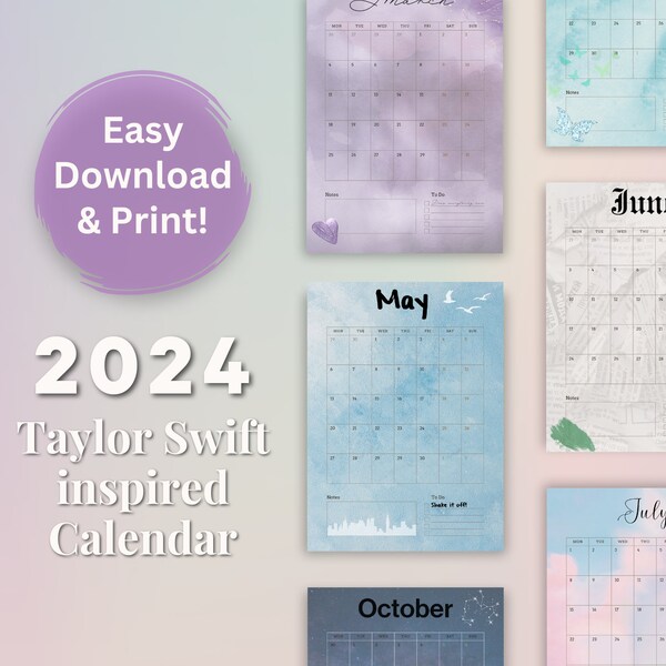 Swift Calendar Etsy