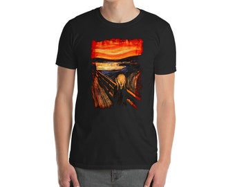 The Scream by Edvard Munch best version art artist gift Short-Sleeve Unisex T-Shirt