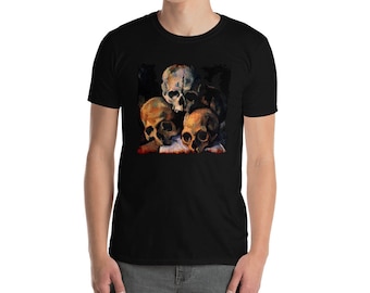 Paul Cezanne Pyramid of Skulls artist art lover gift Unisex T-Shirt