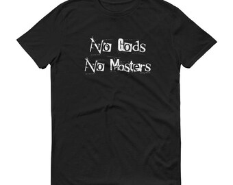 No Gods No Masters punk anarchist t shirt