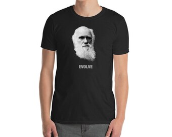 Evolve Charles Darwin Biologist ecologist scientist Evolution Gift Short-Sleeve Unisex T-Shirt