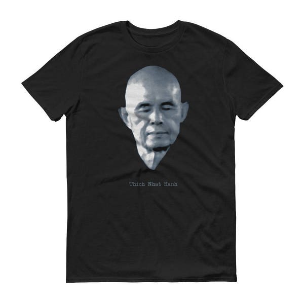 Thich Nhat Hanh Buddhist Monk meditating Short-Sleeve T-Shirt