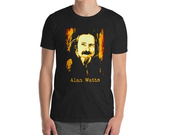 Best Alan Watts Eastern Philosophy Buddhism Buddhist lover gift Black Short-Sleeve Unisex T-Shirt