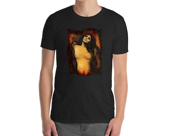 Madonna by Edvard Munch Goth Art Lover Gift Short-Sleeve Unisex T-Shirt