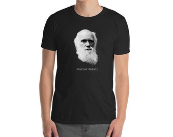 Charles Darwin Biologist Ecologist Scientist Evolution Gift Short-Sleeve Unisex T-Shirt