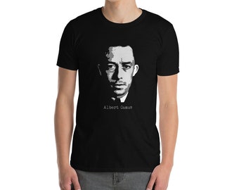 Albert Camus existentialist writer philosopher t shirt  Unisex T-Shirt