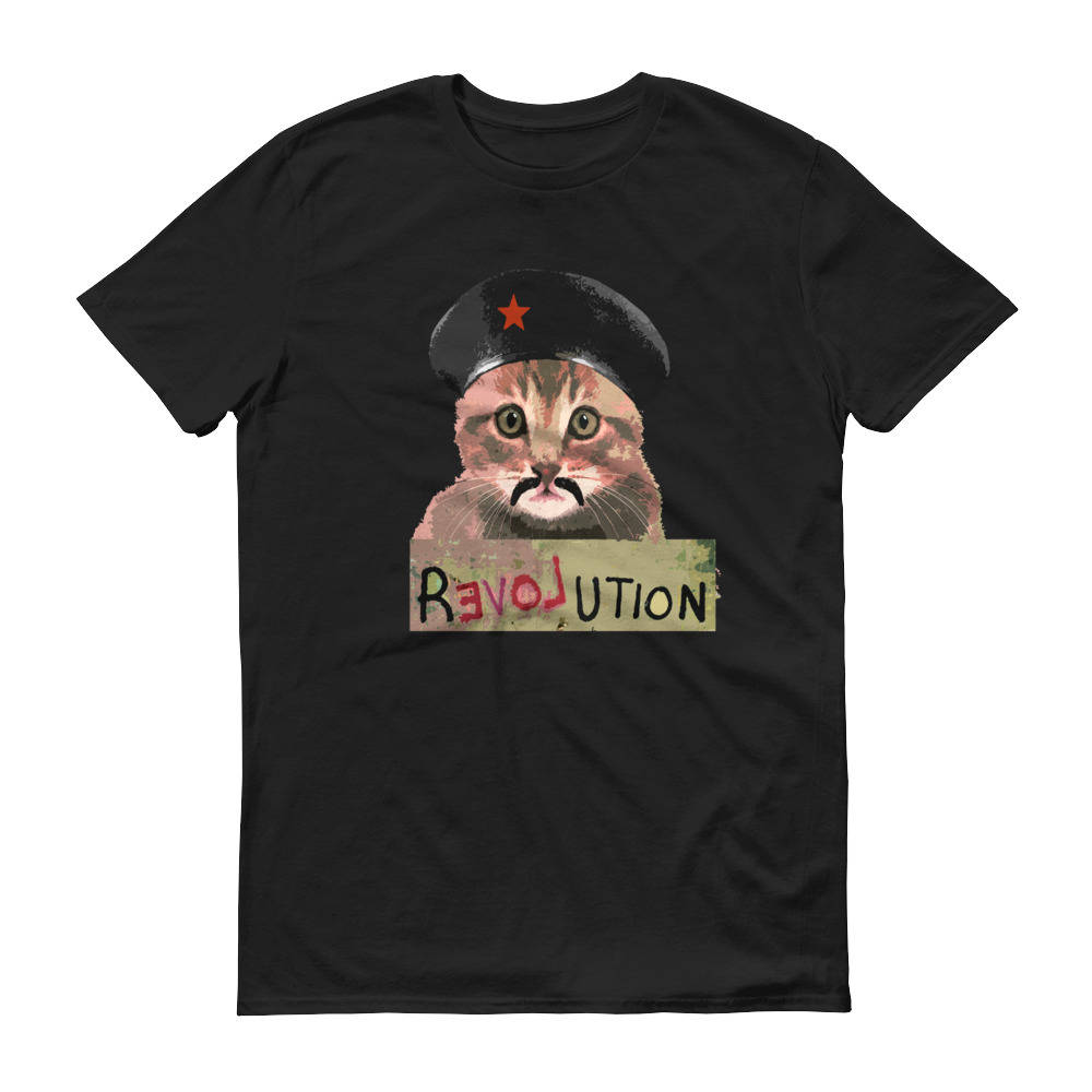 Activiste d’amour chaton drôle Che Guevara chat révolution T-Shirt Activiste d’amour chaton drôle drôle chaton Che Guevara chat révolution T-Shirt 7f0f32