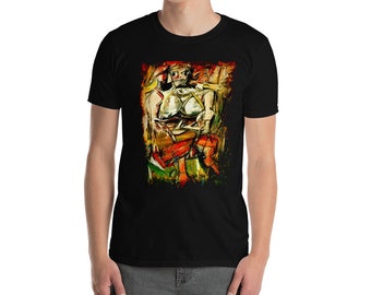Abstract expressionist woman Willem de Kooning painting art lover gift  Unisex T-Shirt