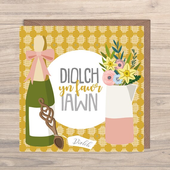 Diolch Yn Fawr Iawn Thank You Very Much | Etsy
