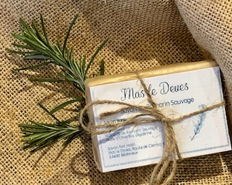 Surgras soap with Wild Rosemary, Cold Saponification, SAF, without essential oil