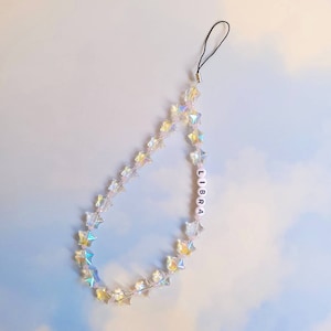 Libra star sign beaded phone charm | Zodiac phone charm | phone strap| Phone acessories |Gifts for Her