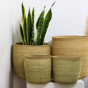 Woven Iringa Baskets, Natural Iringa Baskets, African Woven Baskets, Succulent planters, Woven Planters, Flower Planters, Christmas gift