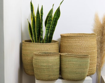 Woven Iringa Baskets, Natural Iringa Baskets, African Woven Baskets, Succulent planters, Woven Planters, Flower Planters, Christmas gift