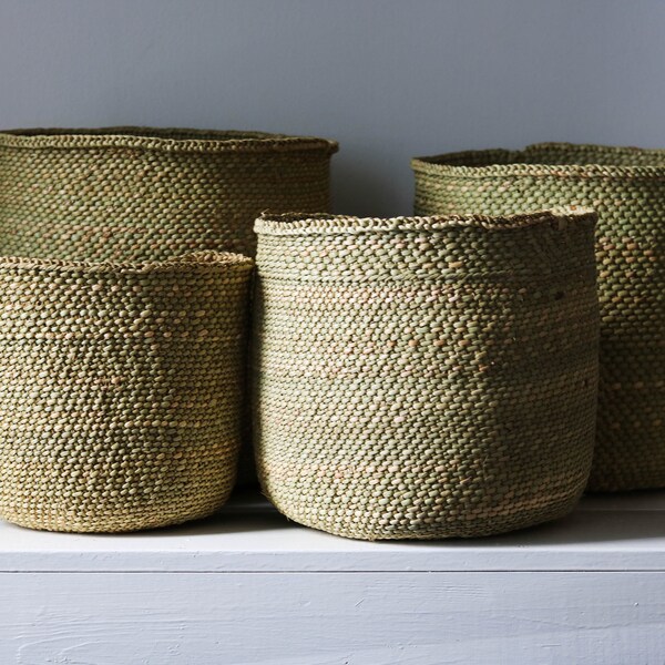 Woven Baskets Etsy