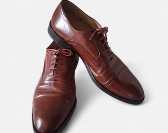 Johnston & Murphy Cellini Oxford Shoes, Brown Men's Size 11.5