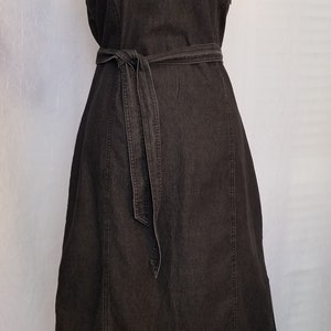 Oversized Belt Denim Utility Dress - Ready-to-Wear 1ABDVV