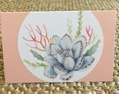 Blank Card Succulents Cactus Greeting Card Floral