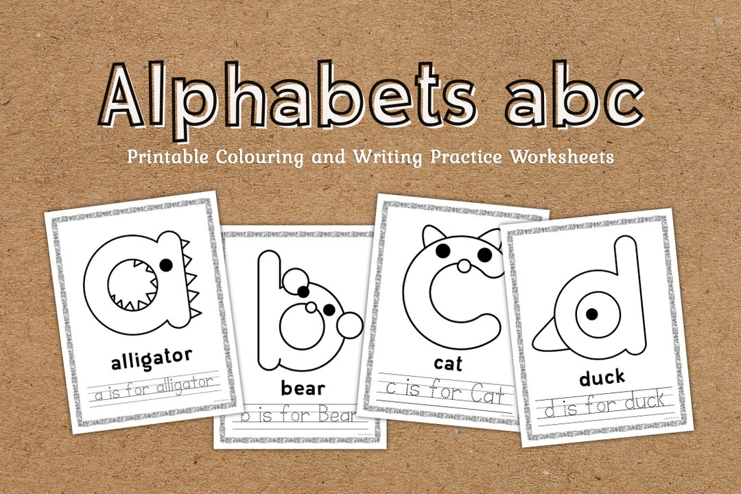 Alphabet Posters Animal Alphabet Posters Animal Classroom - Etsy