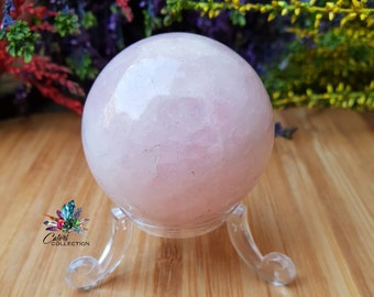 rose quartz sphere 100mm