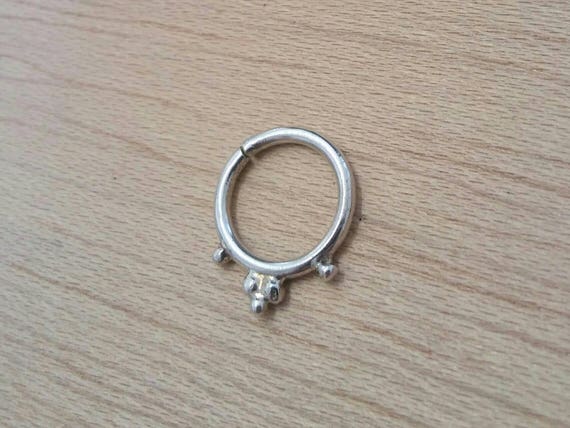 ODM 18k गुलाब गोल्ड नाक की अंगूठी, 1.5-2.5 मिमी प्राकृतिक हीरे के साथ नाक  भेदी पिन