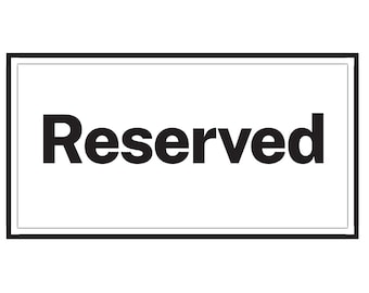 Reserved Listing