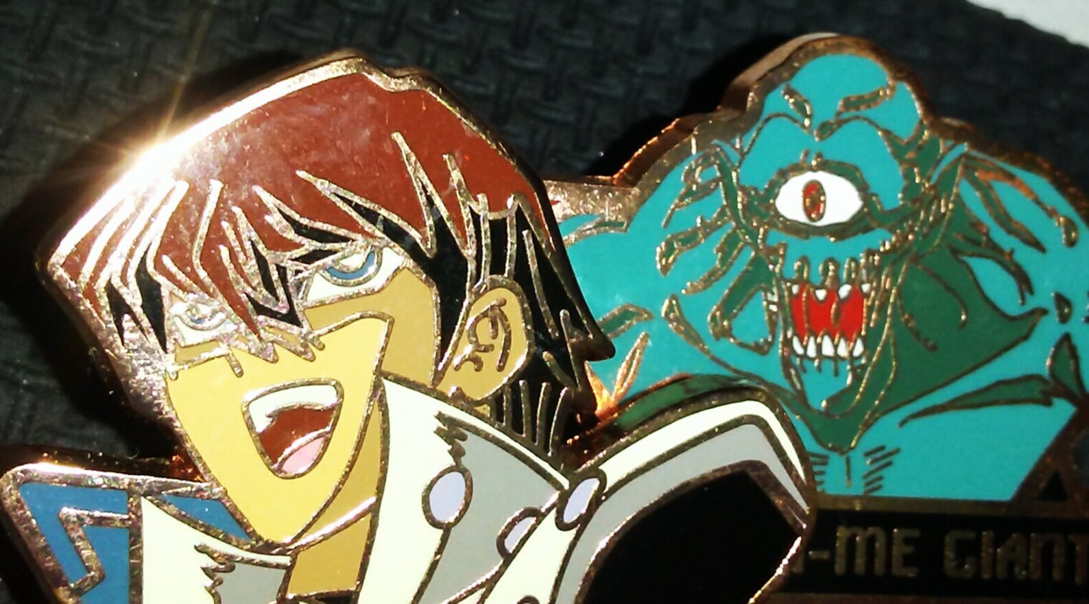 2 Vintage YuGiOh Character Pins with Colorful Enamel Inlay / Etsy