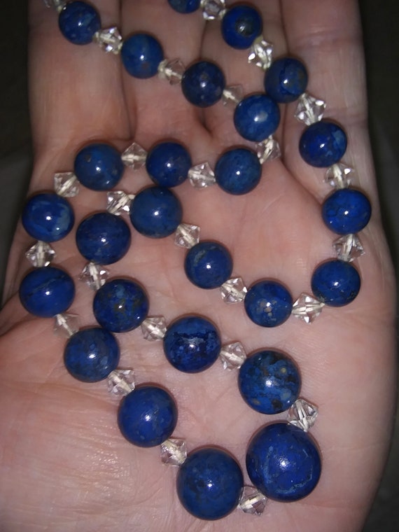 Beautiful Vintage Dumortierite Crystsl Quartz Gra… - image 6