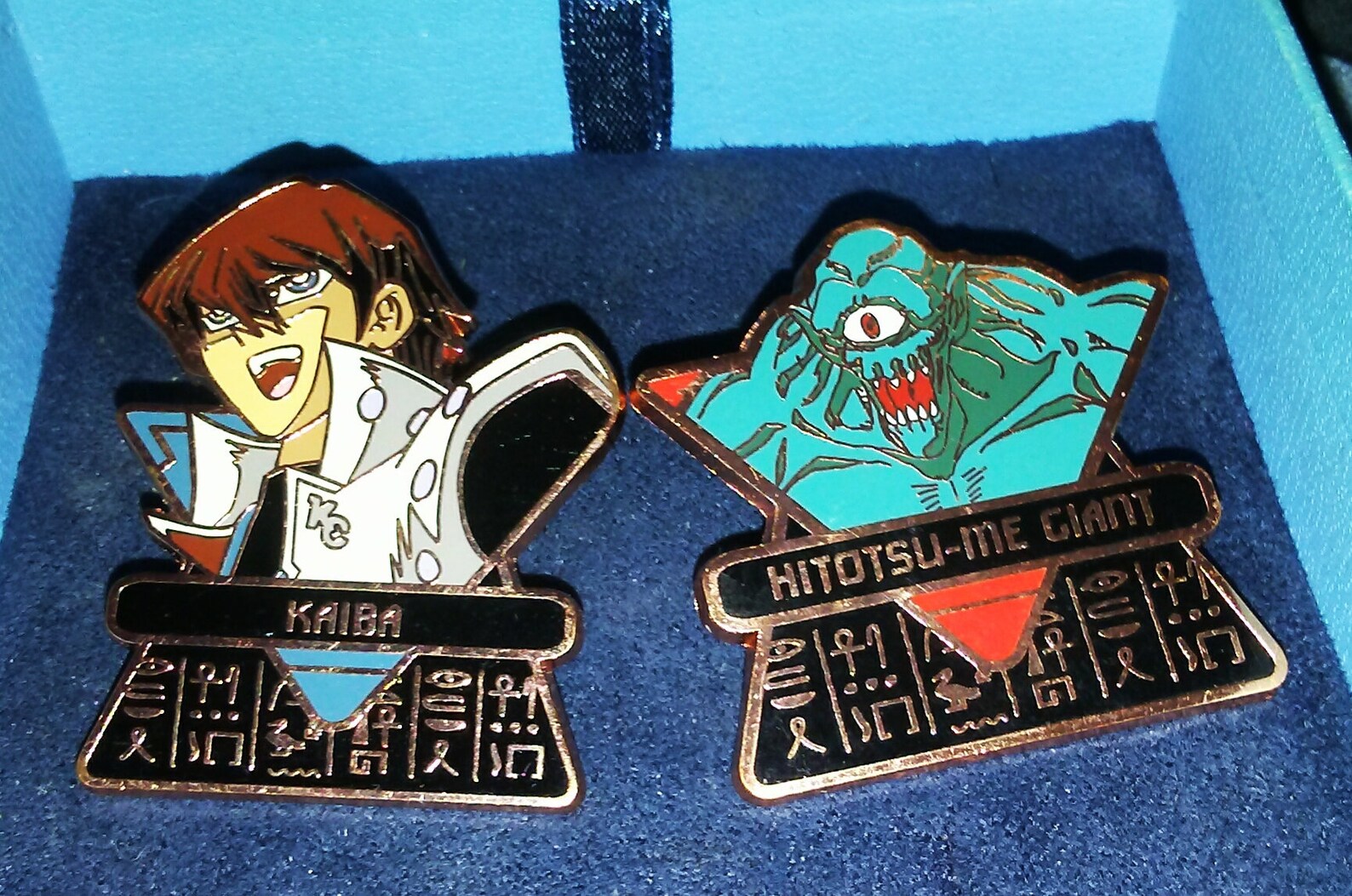 2 Vintage YuGiOh Character Pins with Colorful Enamel Inlay / Etsy