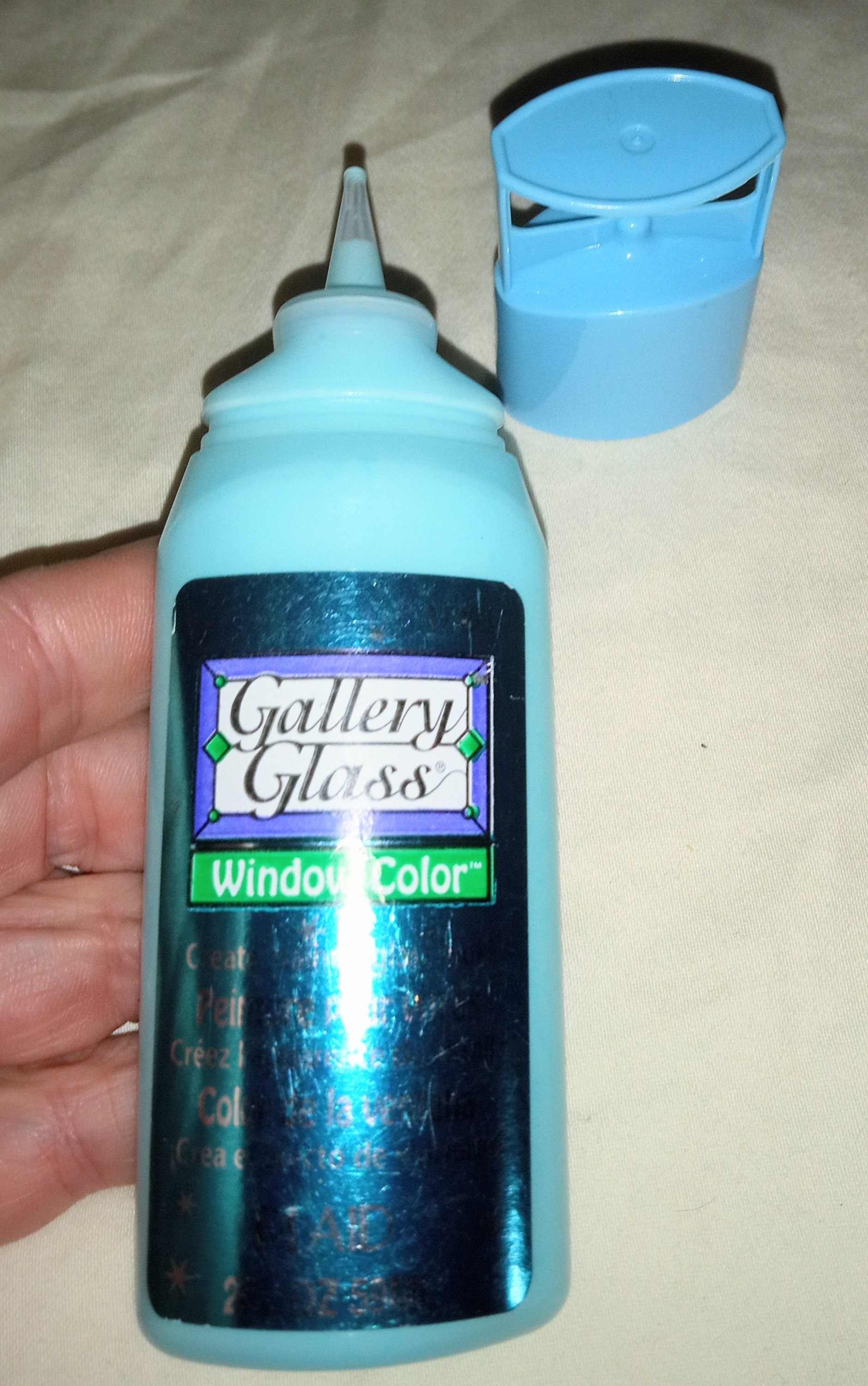 Plaid Gallery Glass Paint 2oz, Hologram Shimmer