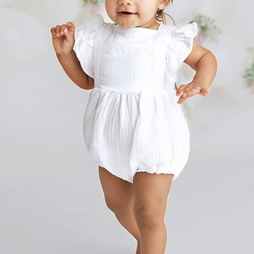 Boho Romper Baby Girl Cake Smash Outfit Photography Props Etsy