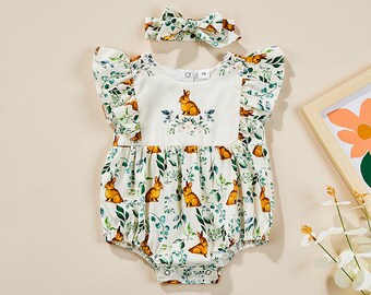 cute easter rompers