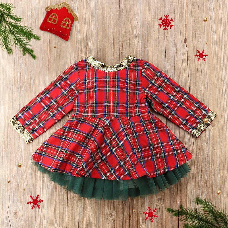 Robe de bébé fille de Noël - Créatrice ETSY : AmimamiDoll