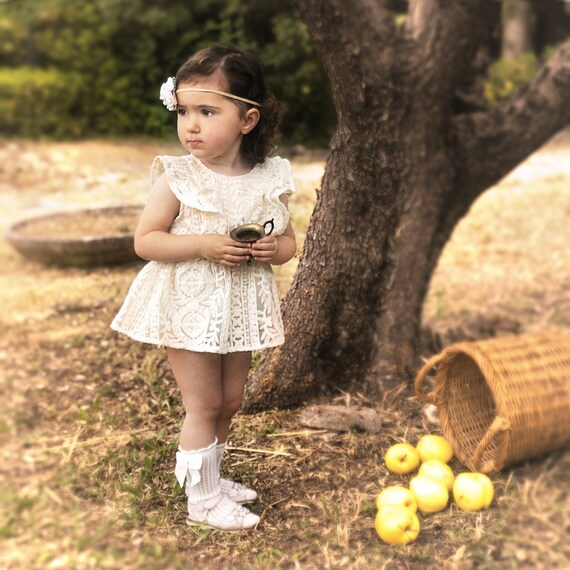 Tutina neonata Boho Vestito per bimba per primo compleanno | Etsy Italia