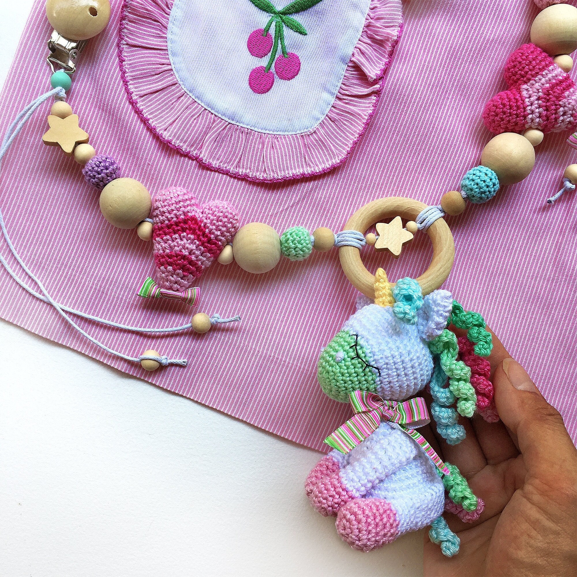 Nursery Decor Baby Unicorn Pram Garland 