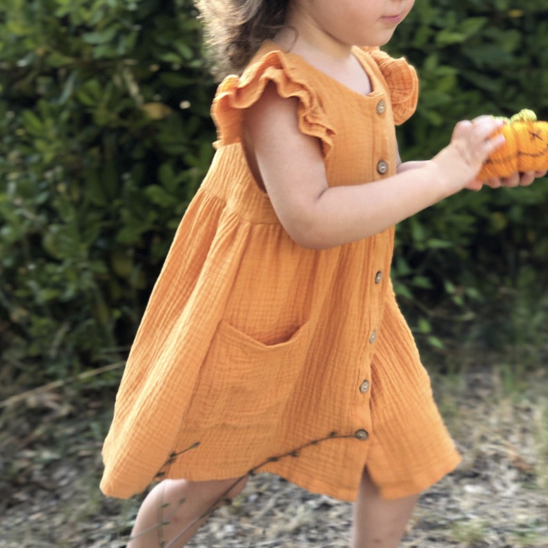 Toddler Girl Sundress Boho Infant Organic Baby Clothes Etsy