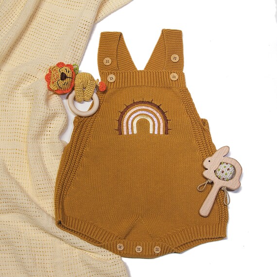 Set Boho per Bimbi con tutina neonato con arcobaleno | Etsy Italia