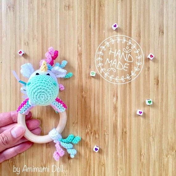 etsy baby rattle