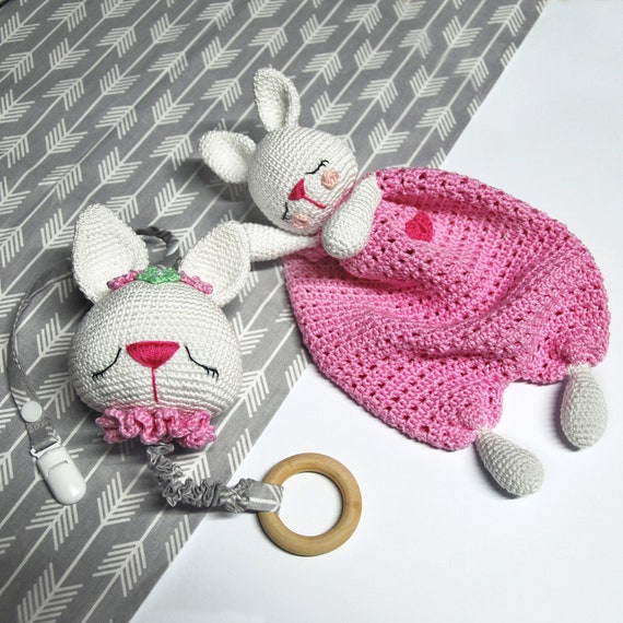 Portable Soft Rabbit Ears Blanket Baby Cotton Pattern Children's Cotton Bunny 