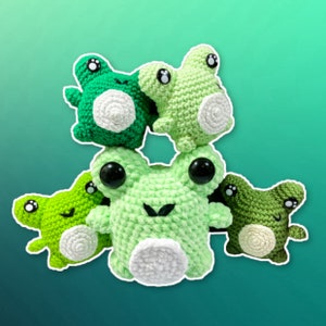 Frog Stress Ball Amigurumi Froggy Crochet Pattern