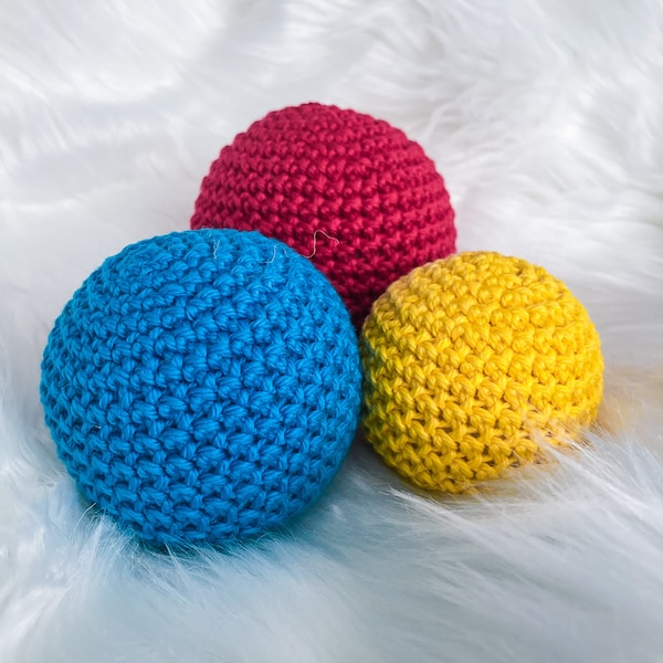 Basic Staggered Amigurumi Ball Crochet Pattern PDF