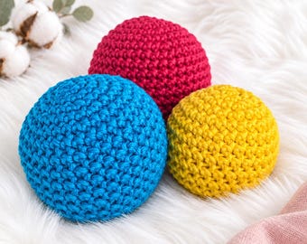 Patrón básico de ganchillo para bola de amigurumi escalonada en PDF