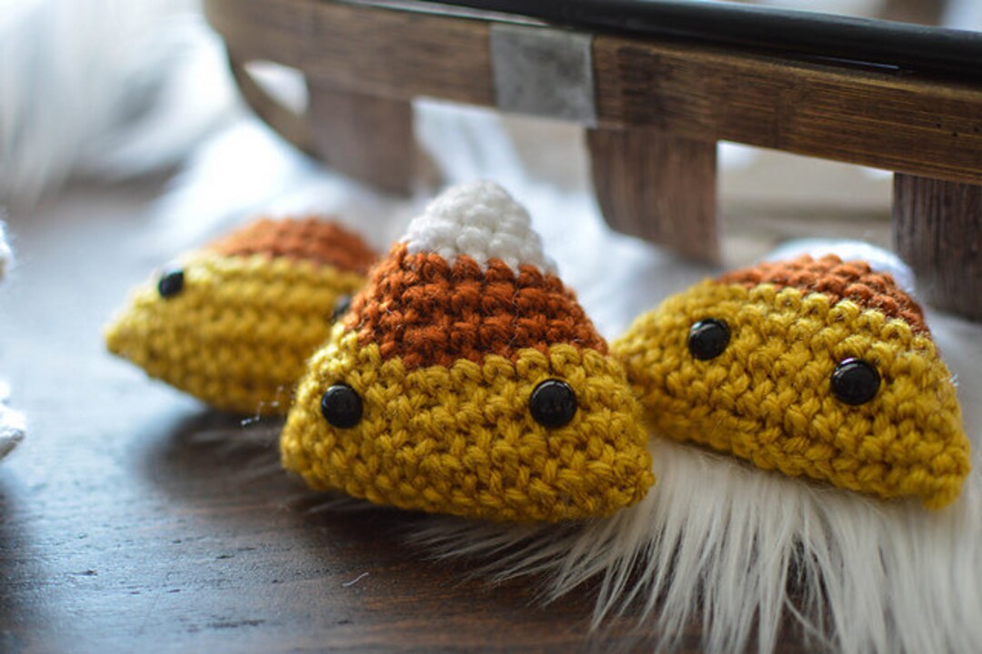 Candy Corn Amigurumi Crochet Pattern - Etsy