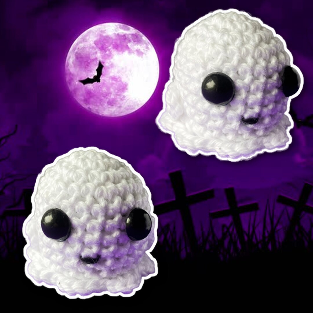 Mini Ghost Halloween Amigurumi Crochet PATTERN PDF - Etsy