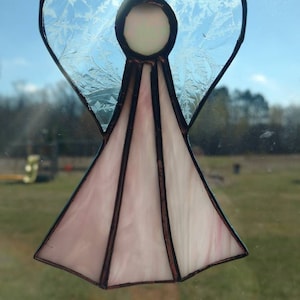 Stained Glass Angel Suncatcher